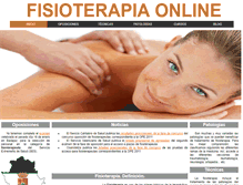 Tablet Screenshot of fisioterapiaonline.com